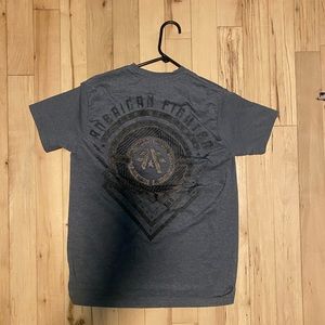 American fighter shirts size M 25$ ea will make a deal if you buy all of them